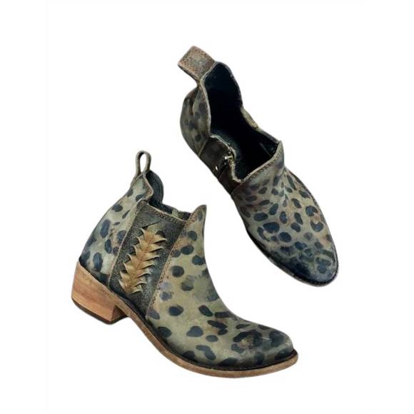 NEW LIBERTY BLACK women's blumer leather bootie in chita t-moro - Picture 3 of 4